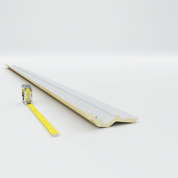 Ekena Millwork 5"H x 5"P x 7 1/8"F x 94 1/2"L Dentil Crown Moulding - MLD05X05X07DE