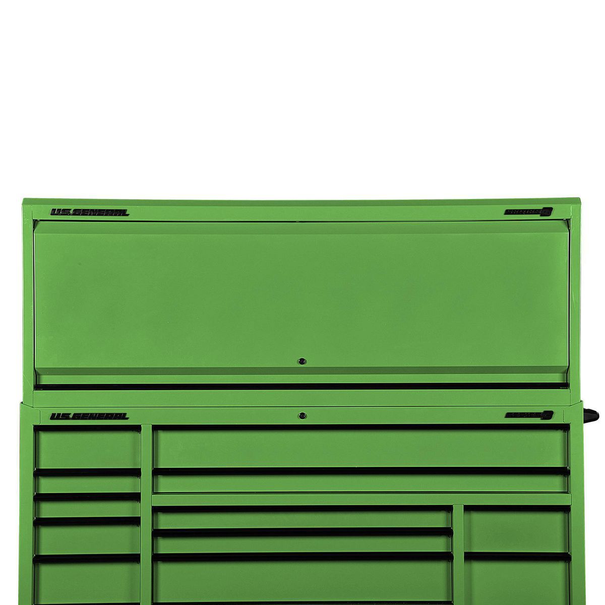 U.s. General 72 pulgadas x 22 pulgadas Estación de Trabajo Hutch, Serie 3, Verde - 70333