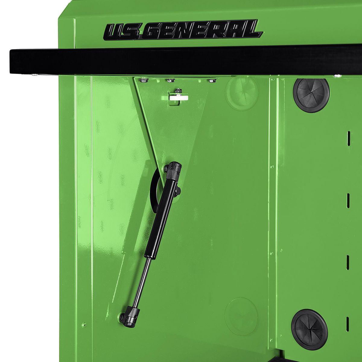 U.s. General 72 pulgadas x 22 pulgadas Estación de Trabajo Hutch, Serie 3, Verde - 70333