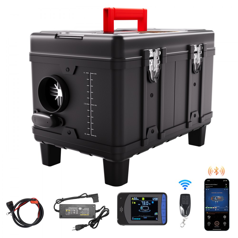 VEVOR Diesel Air Heater 12V/24V 8KW Bluetooth APP Remote Control for Vehicles - CYJRQPPKGJXSC4ODWV1