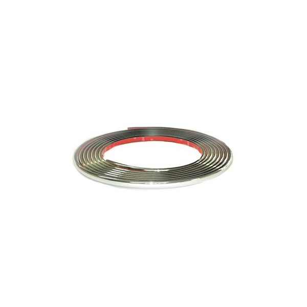 Protekto Trim 1/2in HALF RND CHROME 20' KIT. - 37-422