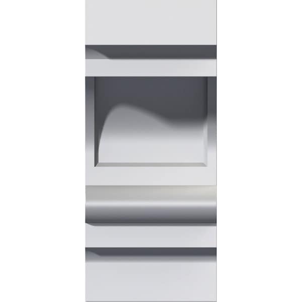 Ekena Millwork 3 1/2"W x 4 1/4"D x 8"H Diane Bracket - BKT03X04X08DI