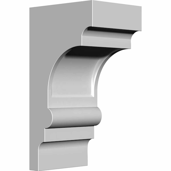Ekena Millwork 3 1/2"W x 4 1/4"D x 8"H Diane Bracket - BKT03X04X08DI