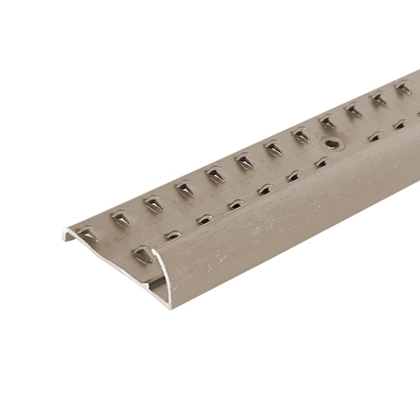 M-D Building Products Aluminum, Pewter, 144 in L, 1.375 in W - 31490