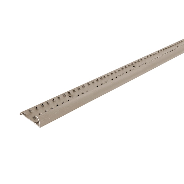 M-D Building Products Aluminum, Pewter, 144 in L, 1.375 in W - 31490