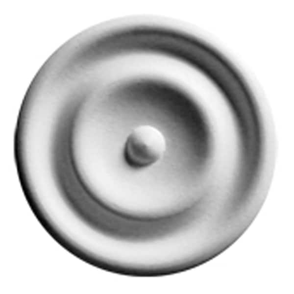 Ekena Millwork 4 1/2"OD x 3/4"P Traditional Round Rosette - ROS04X01TR