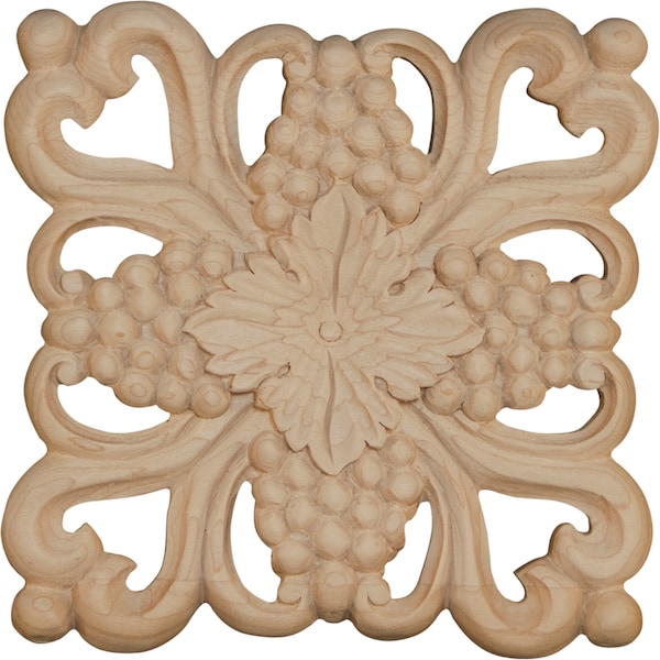 Osborne Wood Products 6 x 6 x 1/2 Grape Square in Alder - 7550A