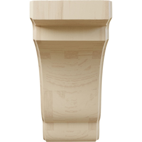 Ekena Millwork 5 1/4"W x 7 1/4"D x 9 1/2"H Bedford Bracket, Rubberwood - BKTW05X07X10BERW