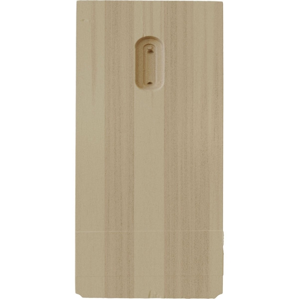 Ekena Millwork 5 1/4"W x 7 1/4"D x 9 1/2"H Bedford Bracket, Rubberwood - BKTW05X07X10BERW