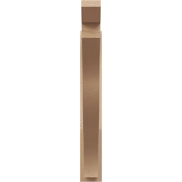 Ekena Millwork 5 1/2-in W x 38-in D x 38-in H Funston Slat Rough Cedar Woodgrain TimberThane Outlooker, Primed Tan - OUTUR055X38X38FST24RCPR