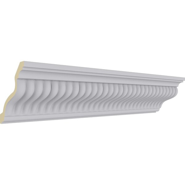 Ekena Millwork 3 7/8"H x 3 7/8"P x 5 1/2"F x 94 1/2"L Carrillo Small Crown Moulding - MLD04X04X05CI