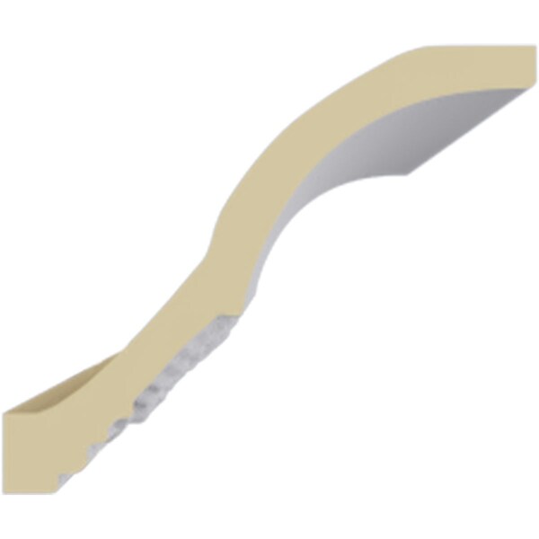 Ekena Millwork 2 5/8"H x 3 1/8"P x 3 7/8"F x 94 1/2"L, (3" Repeat), Dylan Spring Crown Moulding - MLD02X03X03DY