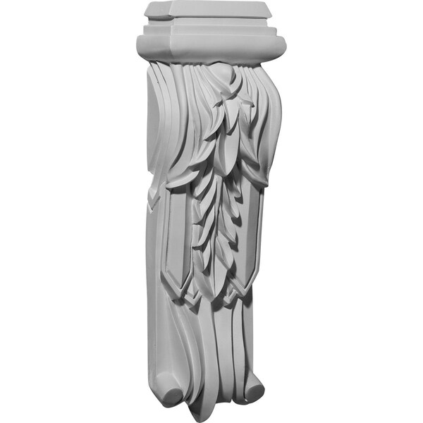 Ekena Millwork 4 7/8"W x 2 3/4"D x 15 1/4"H Leaf Drop Corbel - COR04X02X15LF