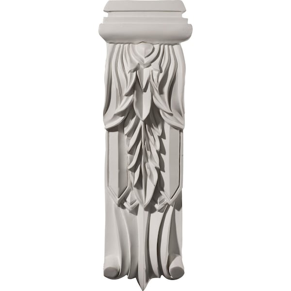 Ekena Millwork 4 7/8"W x 2 3/4"D x 15 1/4"H Leaf Drop Corbel - COR04X02X15LF