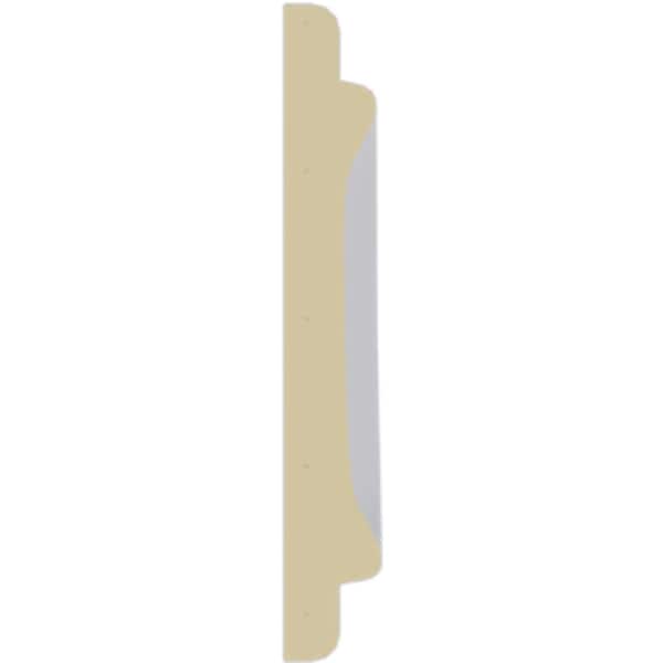 Ekena Millwork 2 1/2"H x  3/8"P x 94 1/2"L Bulwark Panel Moulding - MLD02X00BU