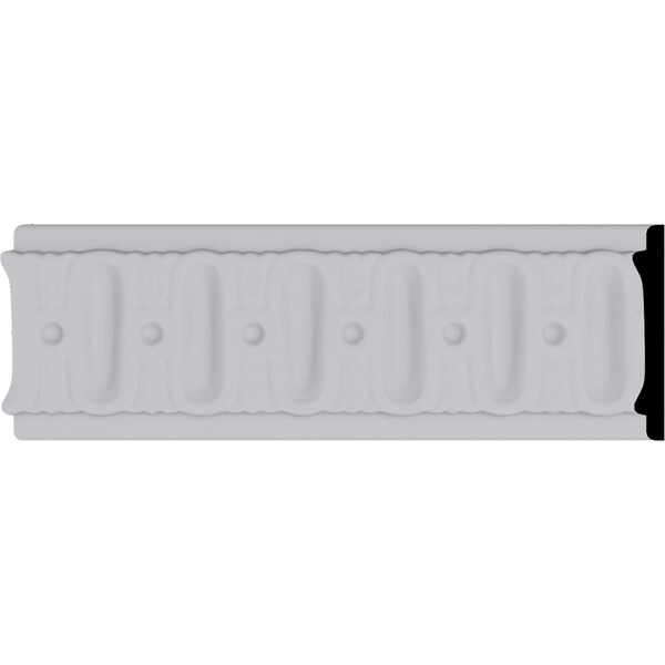 Ekena Millwork 2 1/2"H x  3/8"P x 94 1/2"L Bulwark Panel Moulding - MLD02X00BU