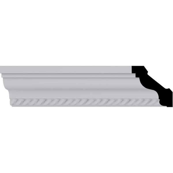 Ekena Millwork 2"H x 2"P x 1 7/8"F x 94 1/2"L Leandros Crown Moulding - MLD02X02X02LE