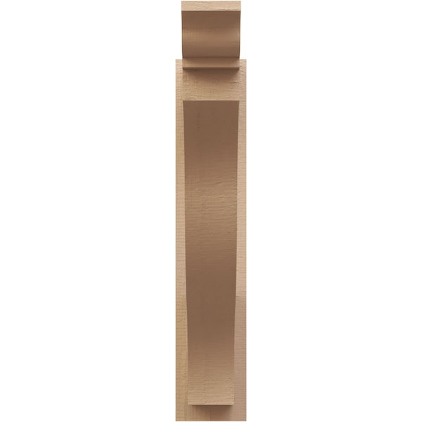 Ekena Millwork 5 1/2-in W x 24-in D x 28-in H Funston Trad Rough Cedar Woodgrain TimberThane Outlooker, Primed Tan - OUTUR055X24X28FST04RCPR