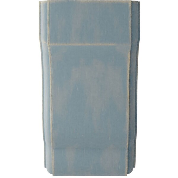 Ekena Millwork 3 1/2"W x 4"D x 6 1/2"H Capistrano Mission Wood Vintage Decor Corbel, Driftwood Blue - CORWD03X04X06CPBU