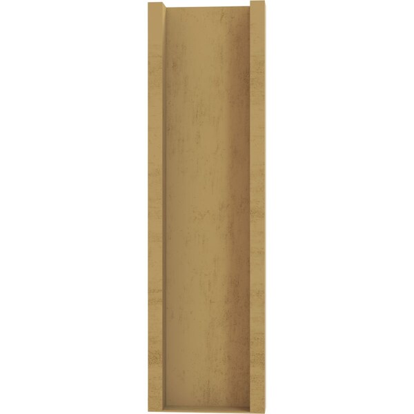 Ekena Millwork 8-in W x 20-in D x 28-in H Balboa Block Rough Cedar Woodgrain TimberThane Outlooker, Primed Tan - OUTUR080X20X28BOA44RCPR