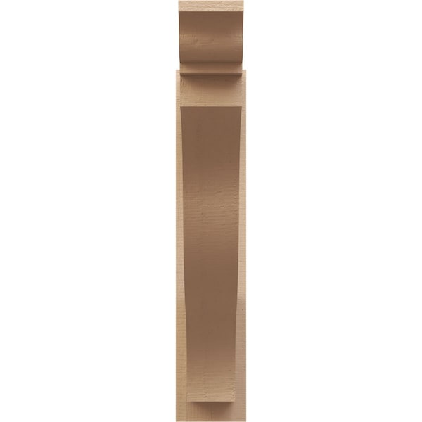 Ekena Millwork 6-in W x 30-in D x 30-in H Funston Trad Rough Cedar Woodgrain TimberThane Outlooker, Primed Tan - OUTUR060X30X30FST04RCPR