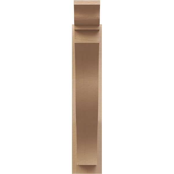 Ekena Millwork 6-in W x 26-in D x 30-in H Funston Trad Rough Cedar Woodgrain TimberThane Outlooker, Primed Tan - OUTUR060X26X30FST04RCPR