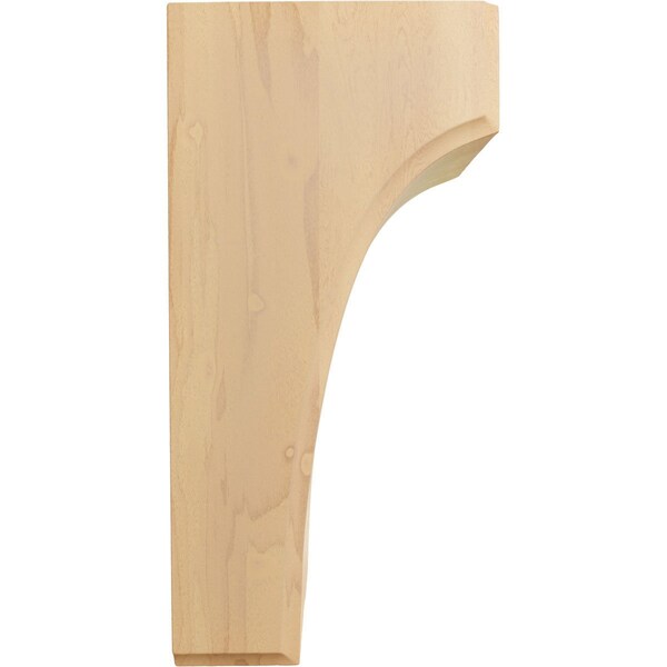 Ekena Millwork 3 1/2"W x 4"D x 8"H Clarksville Bracket, Red Oak - BKTW04X04X08CVRO