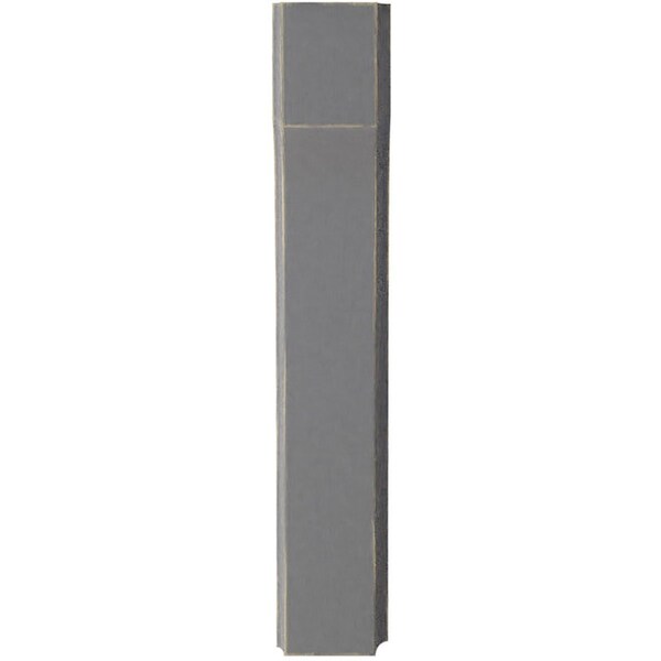Ekena Millwork 1 3/4"W x 4"D x 10"H Clarksville Wood Vintage Decor Bracket, Pebble Grey - BKTWD02X04X10CVPG