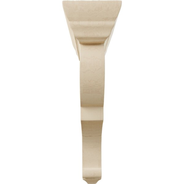 Ekena Millwork 2"W x 4 1/2"D x 8"H Small Rojas Wood Corbel, Rubberwood - CORW02X04X08RJRW
