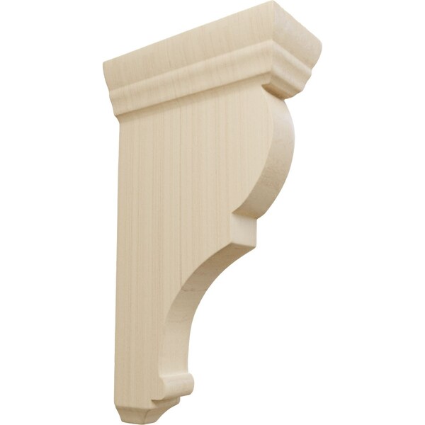 Ekena Millwork 2"W x 4 1/2"D x 8"H Small Rojas Wood Corbel, Rubberwood - CORW02X04X08RJRW