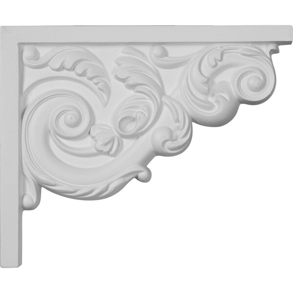 Ekena Millwork 8 3/4"W x 7 1/8"H x 5/8"D Small Ashford Stair Bracket, Right - SB08X07AS-R