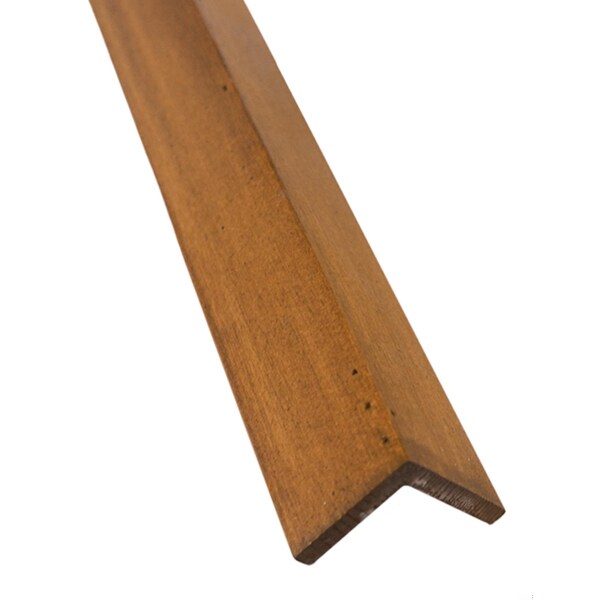 Timberchic Wood, Tan, 48 in L, 1.25 in W, Stained - 308