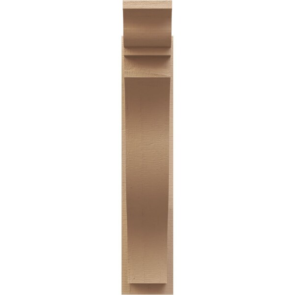 Ekena Millwork 8-in W x 28-in D x 40-in H Funston Trad Rough Cedar Woodgrain TimberThane Outlooker, Primed Tan - OUTUR080X28X40FST04RCPR