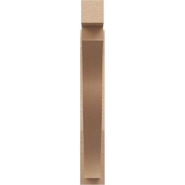 Ekena Millwork 6-in W x 38-in D x 38-in H Funston Block Rough Cedar Woodgrain TimberThane Outlooker, Primed Tan - OUTUR060X38X38FST44RCPR