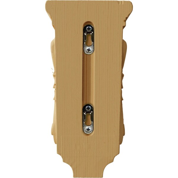 Ekena Millwork 5"W x 5"D x 10"H Medium Acanthus Wood Corbel, Alder - CORW05X05X10ACAL
