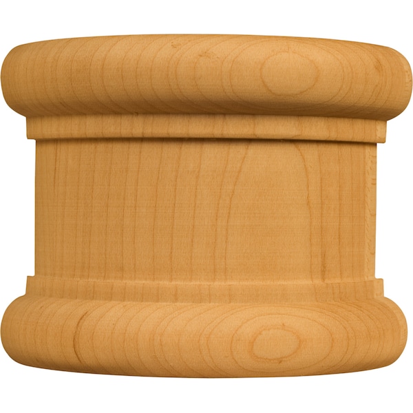 Osborne Wood Products 2 1/2 x 3 1/8 x 1 1/8 Lg Half Round Spool in Cherry - 7212C