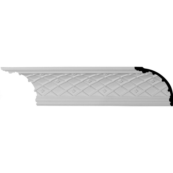 Ekena Millwork SAMPLE - 4 5/8"H x 4 5/8"P x 6 1/2"F x 12"L Brightton Crown Moulding - SAMPLE-MLD05X05X06BR