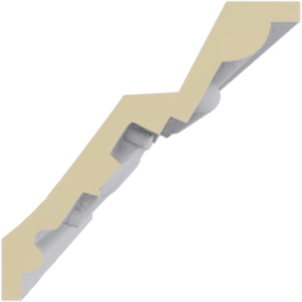 Ekena Millwork 4 1/8"H x 4 1/8"P x 5 7/8"F x 94 1/2"L Zadlo Crown Moulding - MLD04X04X06ZA