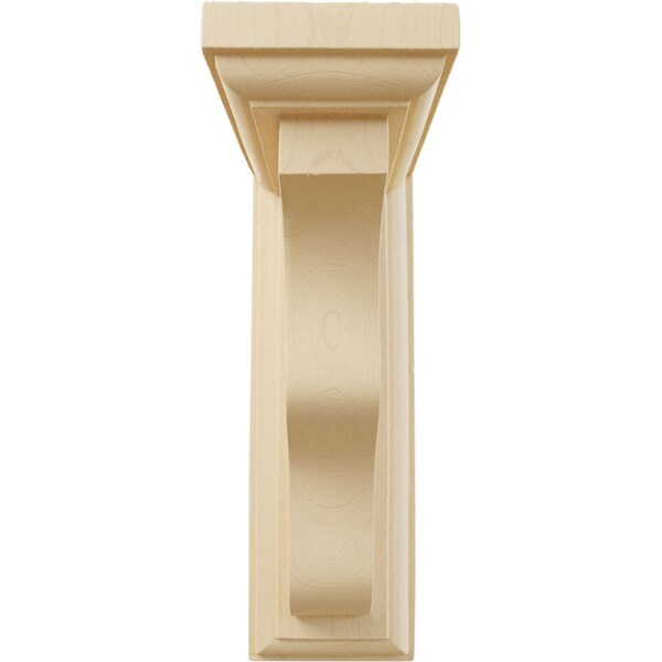 Ekena Millwork 2 1/4"W x 5"D x 7"H Hamilton Traditional Bracket, Maple - BKT02X05X07HAMA