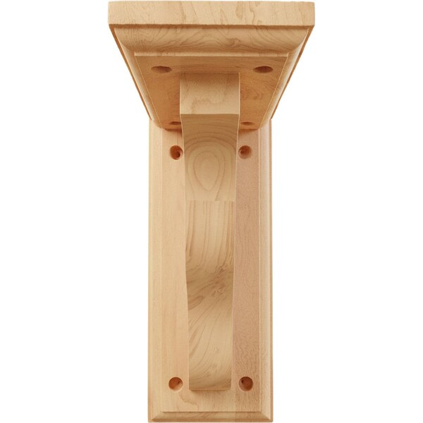 Ekena Millwork 3 1/2"W x 7"D x 9"H Hamilton Traditional Bracket, Red Oak - BKT03X07X09HARO