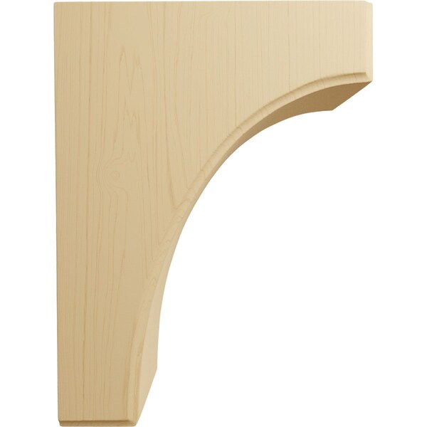 Ekena Millwork 3 1/2"W x 6"D x 8"H Clarksville Bracket, Alder - BKTW04X06X08CVAL