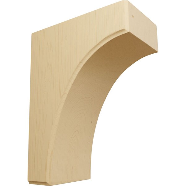 Ekena Millwork 3 1/2"W x 6"D x 8"H Clarksville Bracket, Alder - BKTW04X06X08CVAL
