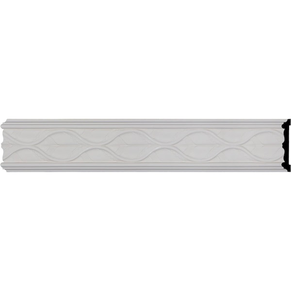 Ekena Millwork 4 1/4"H x 3/4"P x 94 1/2"L, (1 3/4" Repeat), Medway Chair Rail - CHA04X01ME