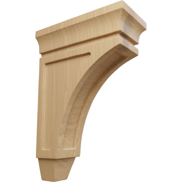 Ekena Millwork 2 3/4"W x 5 1/2"D x 8"H Mini Lucan Wood Corbel, Cherry - CORW03X06X08LUCH