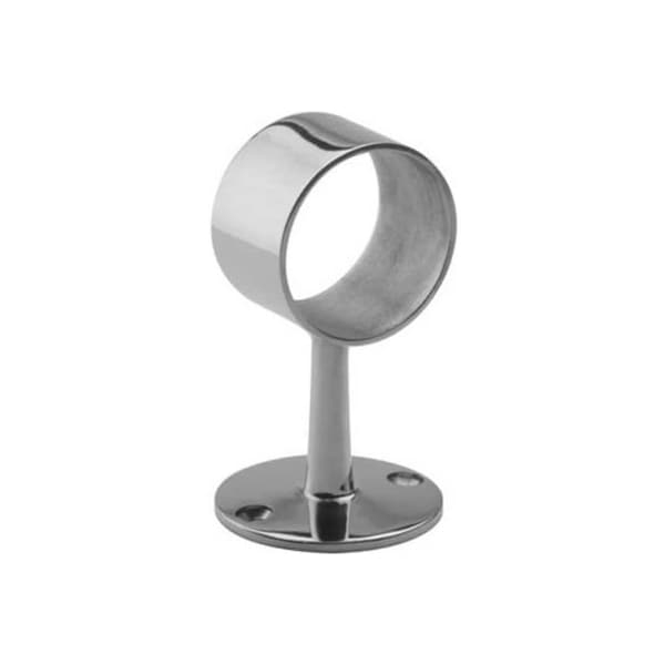 Lavi Industries Lavi Industries, Flush Center Post, for 1.5" Tubing, Polished Stainless Steel - 40-342/1H