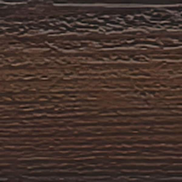 Ekena Millwork 3-Sided (U-beam) Rough Sawn Endurathane Faux Wood Ceiling Beam, Premium Mahogany, 12"Wx12"H x18'L - BMRS3C0120X120X216ZM