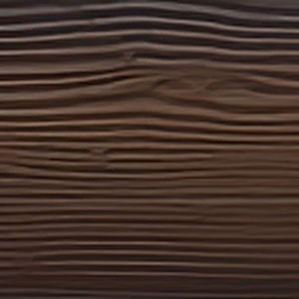 Ekena Millwork 3-Sided (U-beam) Sandblasted Endurathane Faux Wood Ceiling Beam, Premium Mahogany, 6"W x 8"H  x 10'L - BMSD3C0060X080X120ZM