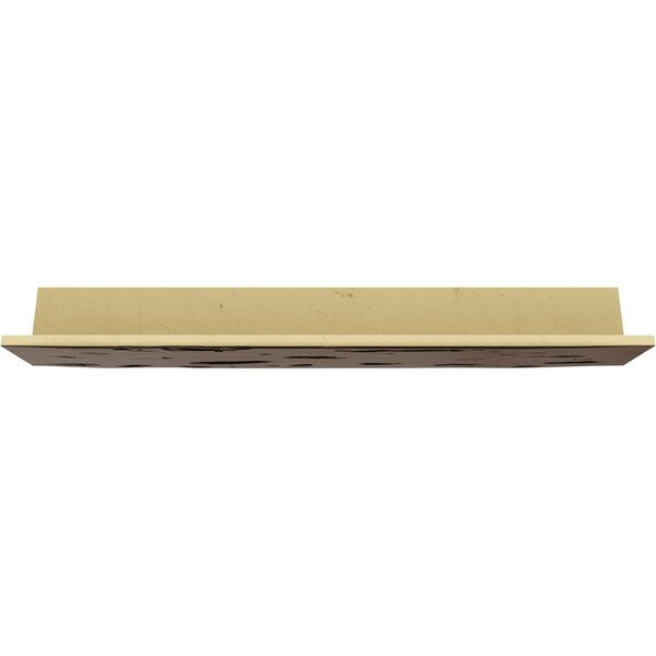 Ekena Millwork 2-Sided Pecky Cypress Endurathane Faux Wood Ceiling Beam, Premium Mahogany, 10"W x 10"H  x 24'L - BMPC2C0100X100X288ZM
