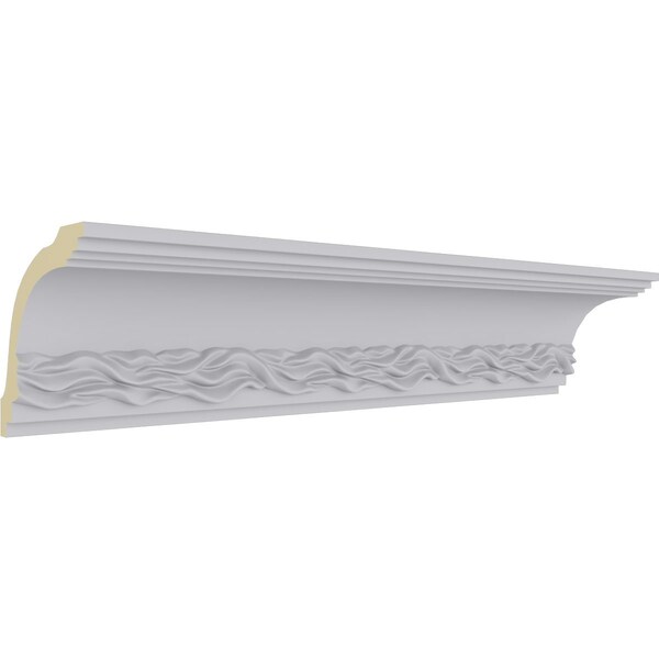 Ekena Millwork 3 3/4"H x 3 3/4"P x 5 1/4"F x 94 1/2"L Baroque Crown Moulding - MLD04X04X05BQ