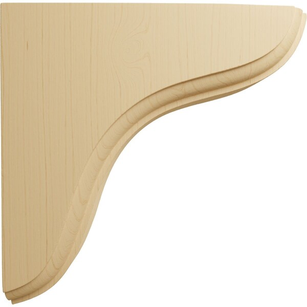 Ekena Millwork 1 3/4"W x 5 1/2"D x 5 1/2"H Eaton Wood Bracket, Alder - BKTW02X06X06EAAL
